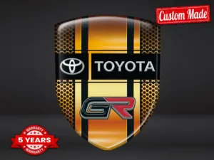 Toyota Autocollants Fenêtre Auto Sport Premium Personnalisé